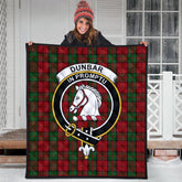 Dunbar Tartan Crest Quilt